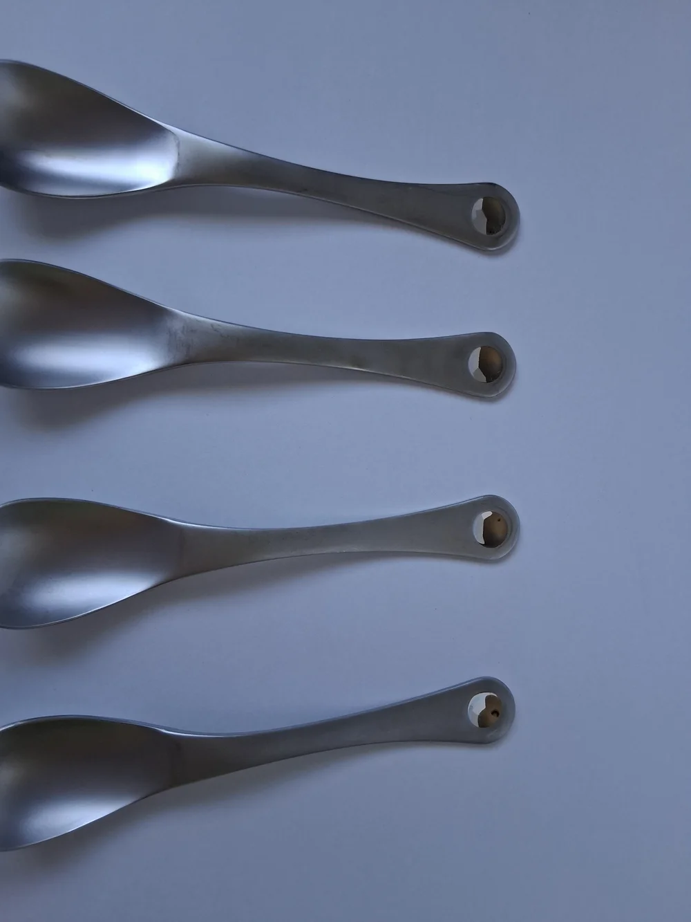 Robert Welch PENDULUM pattern 18/10 Stainlees Steel Set Of 4 Soup Spoons